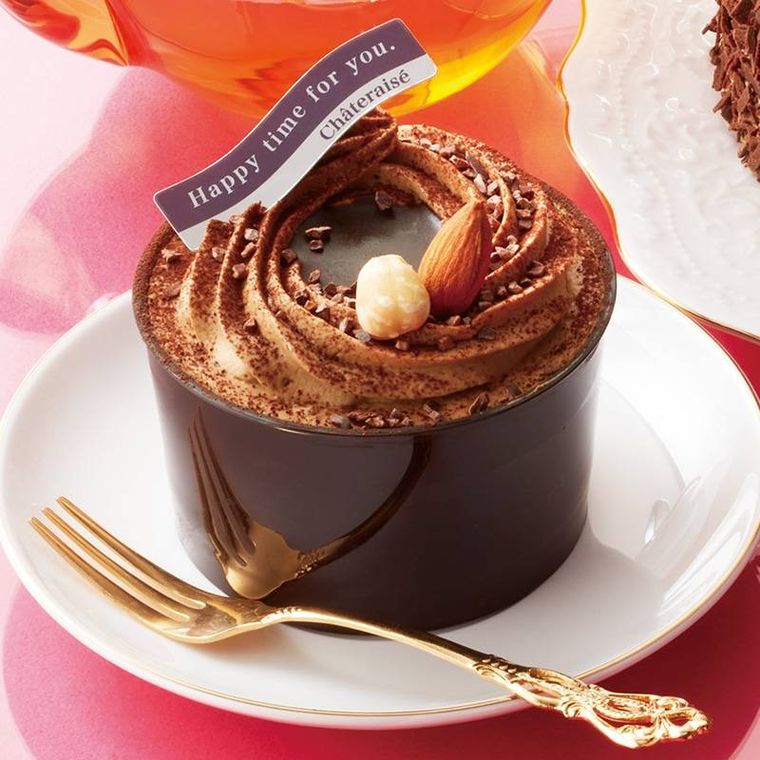 コーヒー香るキャラメルショコラケーキのイメージ