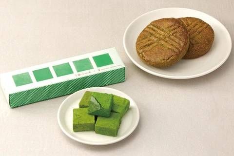 抹茶生チョコレートと抹茶ガレットのイメージ