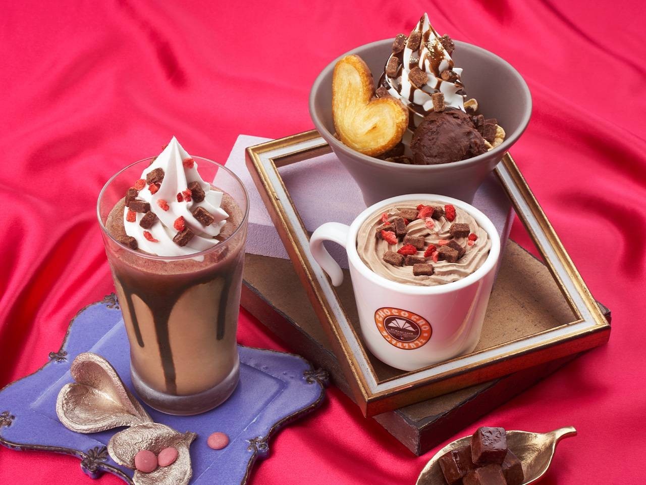 2024年人気カフェチェーンのバレンタインメニュー9選。ミスドやスタバ