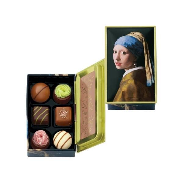 ガルニエ バレンタイン2024 チョコレート アート缶