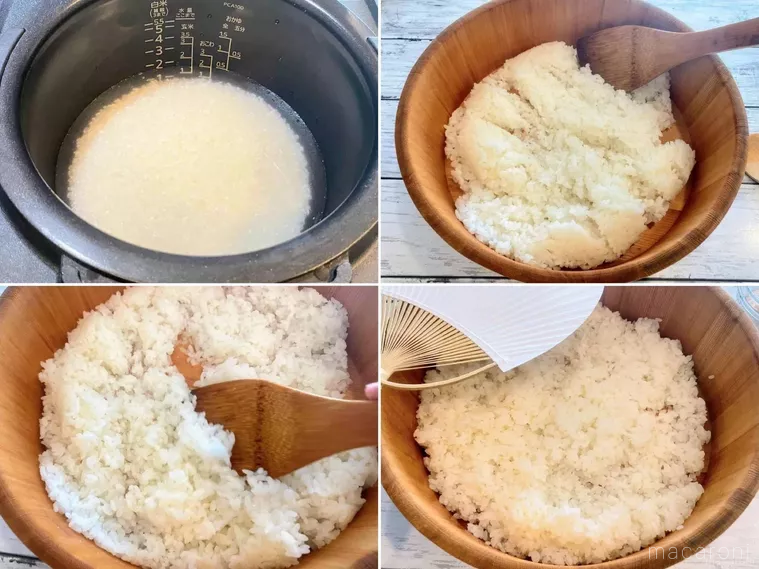 酢飯の作り方の手順