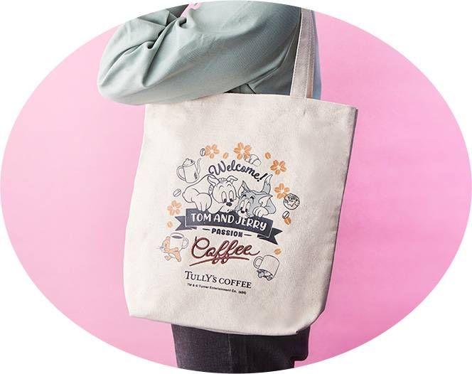トムとジェリー ポケットトート コーヒー泥棒