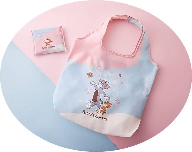 トムとジェリー 折りたたみエコバッグルンルン