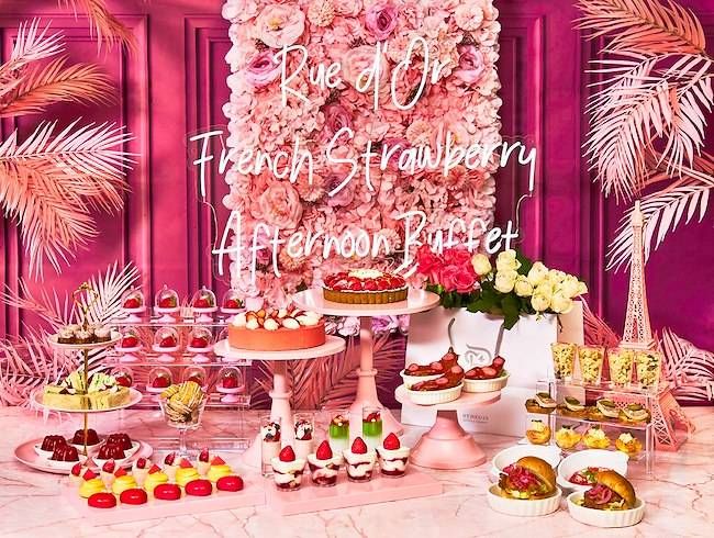 セント レジス ホテル 大阪フレンチストロベリーアフタヌーンブッフェ パリス・イン・ピンクのイメージ