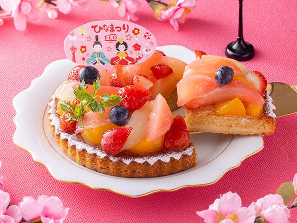 2024年FLOの「ひなまつりケーキ」全5種！今しか味わえない桃のフルーツ