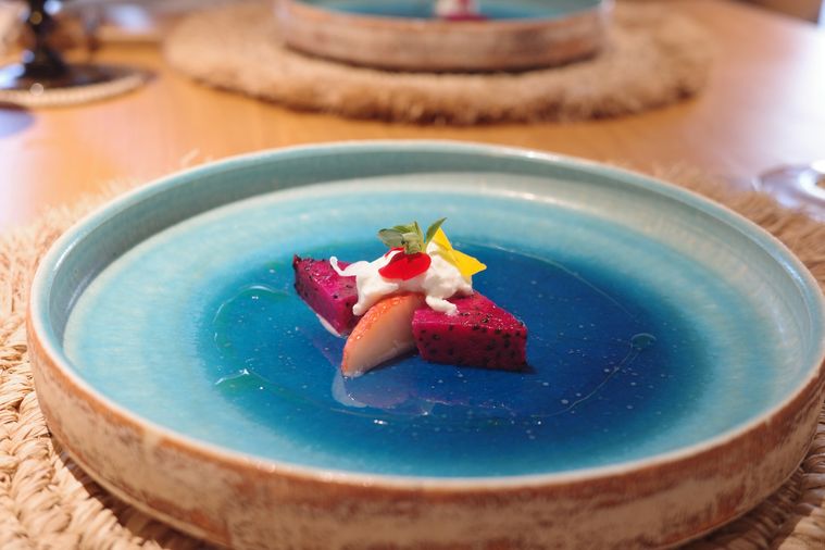 ドラゴンフルーツの前菜