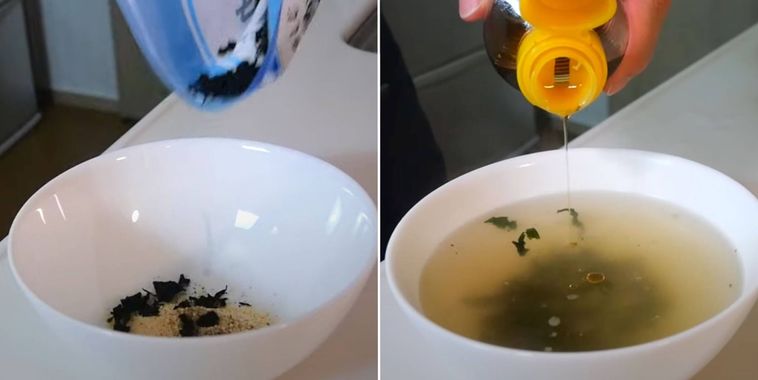 スープを作っている様子