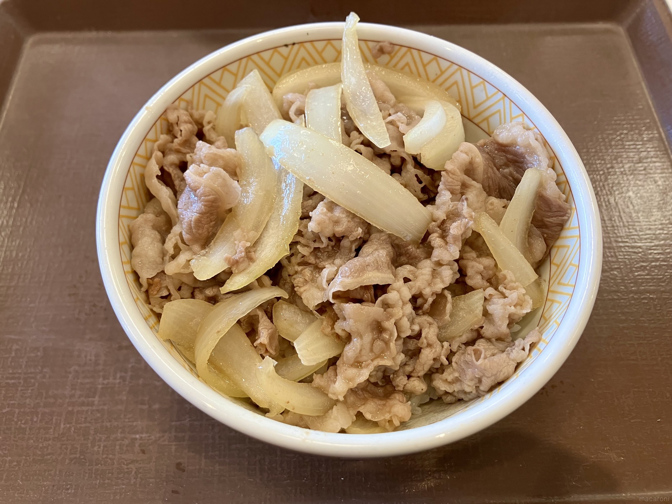 すき家の牛丼でねぎだくを注文！「無料ならもっと早く頼めばよかった