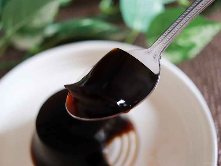 スプーンですくった大人の珈琲ゼリー