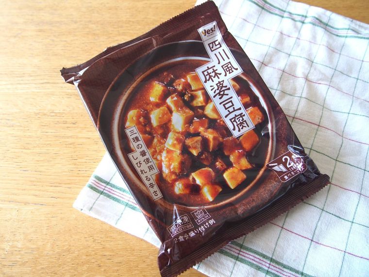 ヤオコー四川風麻婆豆腐のパッケージ