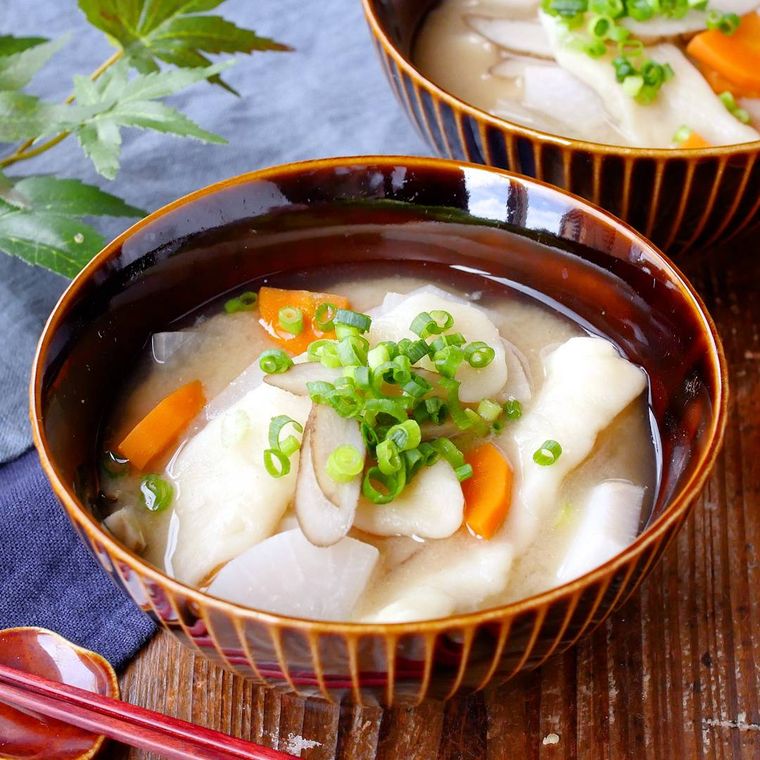 器に入っただんご汁