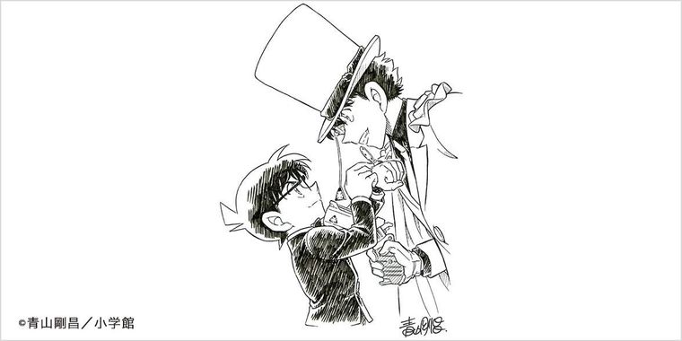 名探偵コナン コラボUTのビジュアルイメージ  下書き
