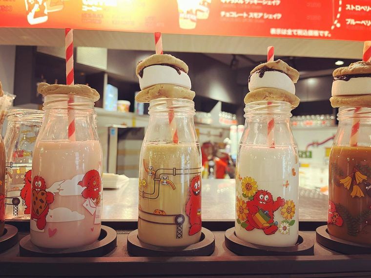 クッキータイムのミルクボトル