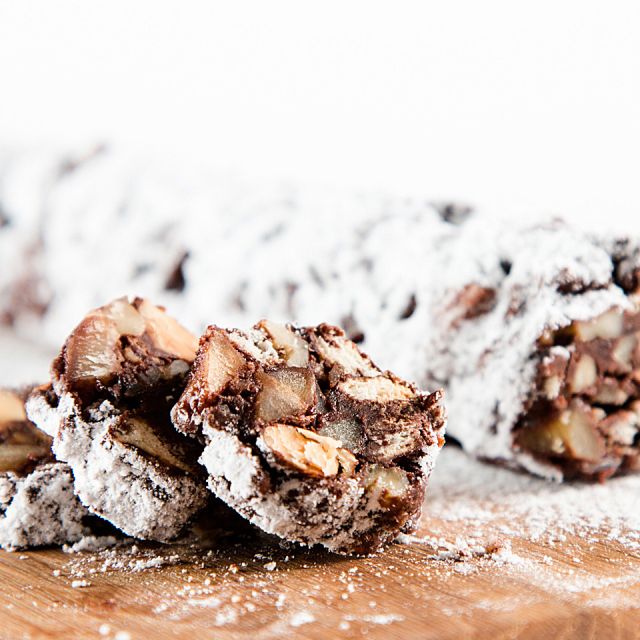 ワインのおともにぴったり♩チョコサラミの人気レシピ        の画像