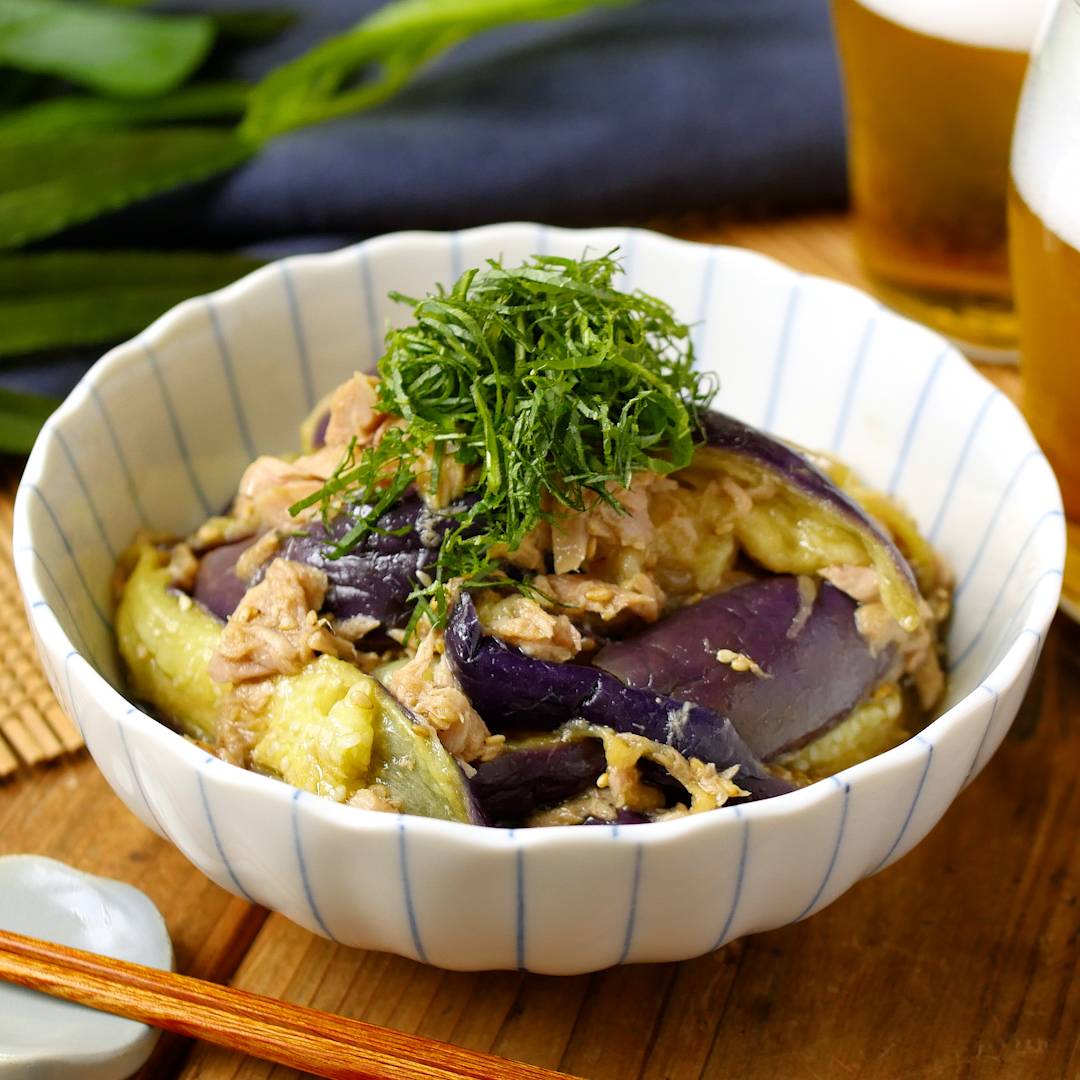 無限に食べられる。なすとツナのさっぱり和え - macaroni