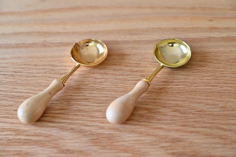 ダイソーとセリアのシーリングスタンプ用スプーン