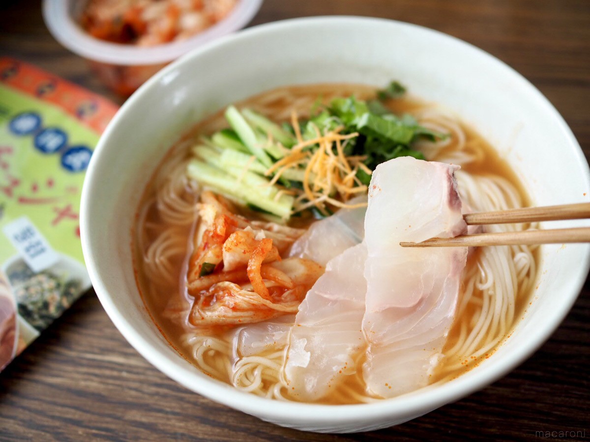 韓国の夏料理「ムルフェ（水刺身）」とは？カルディのアイテムで再現してみた - macaroni