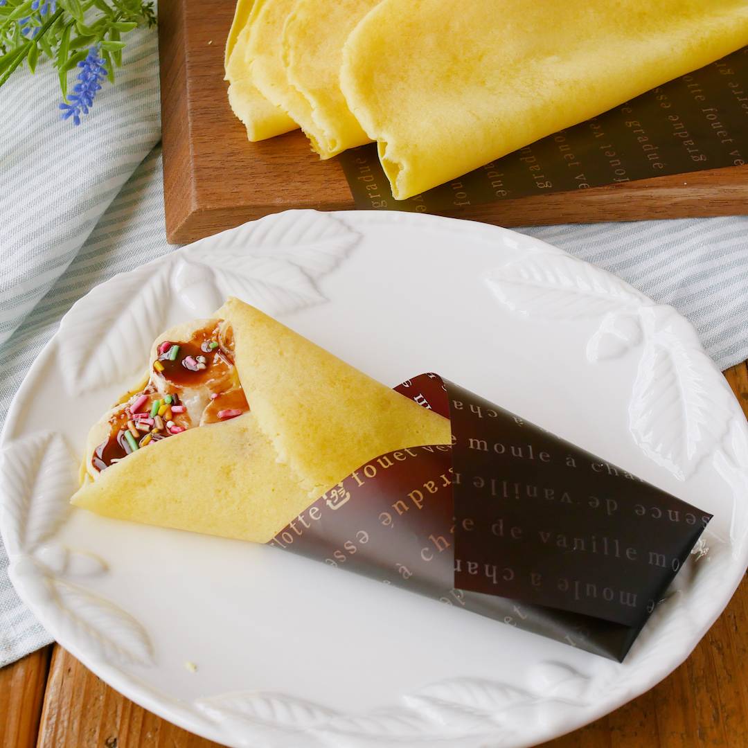 ホットケーキミックスで作る！レンジで簡単クレープ - macaroni