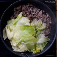 【作り方】牛肉とレタスのオイスター炒め