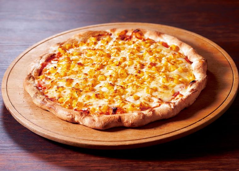 たっぷりマヨコーンピザ