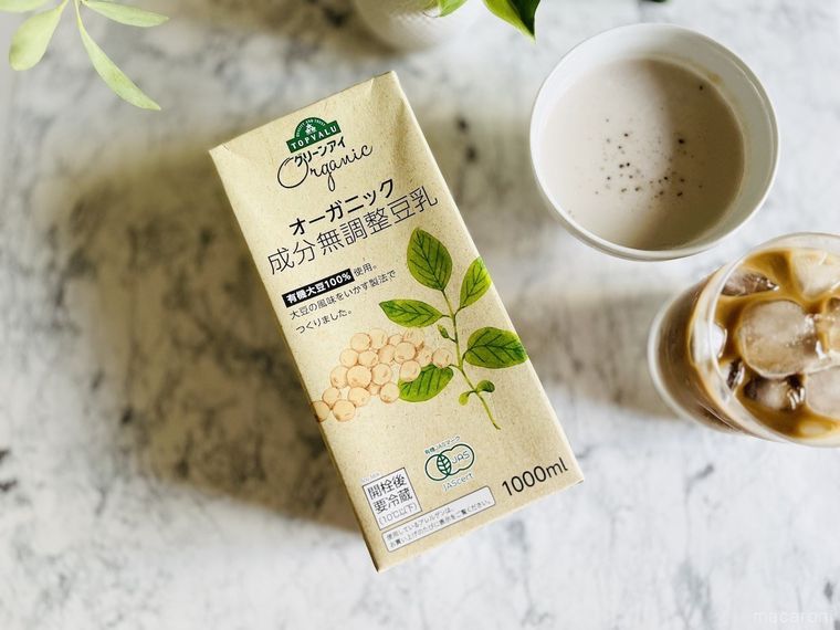 まいばすけっとのオーガニック成分無調整豆乳のパッケージ
