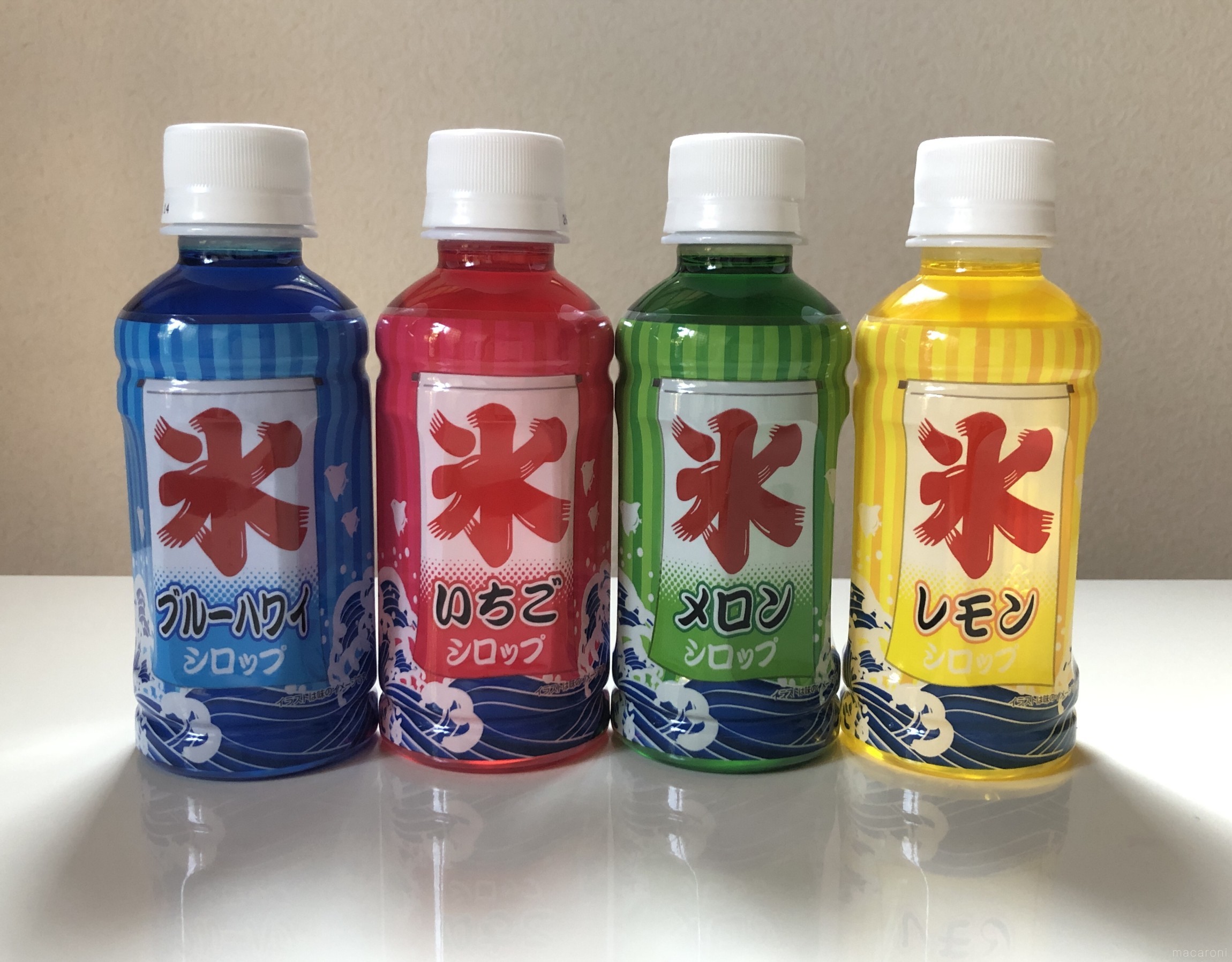 200mlサイズがうれしい♪ ダイソーのかき氷シロップ4種をレビュー