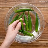 【作り方】オクラのにんにく醤油漬け