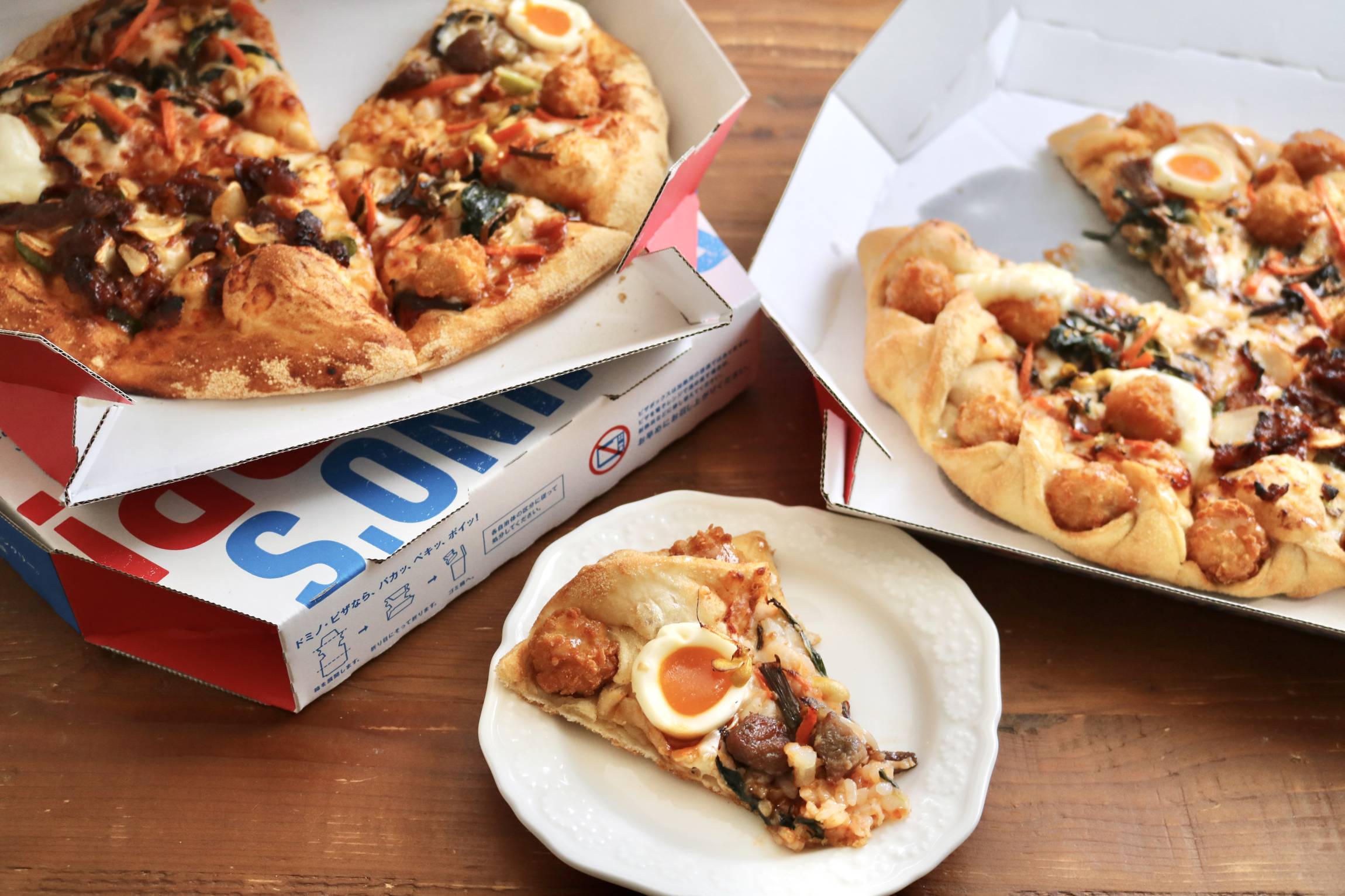 ドミノ・ピザ史上初！米もトッピングされた韓国グルメシリーズ「K-FOOD