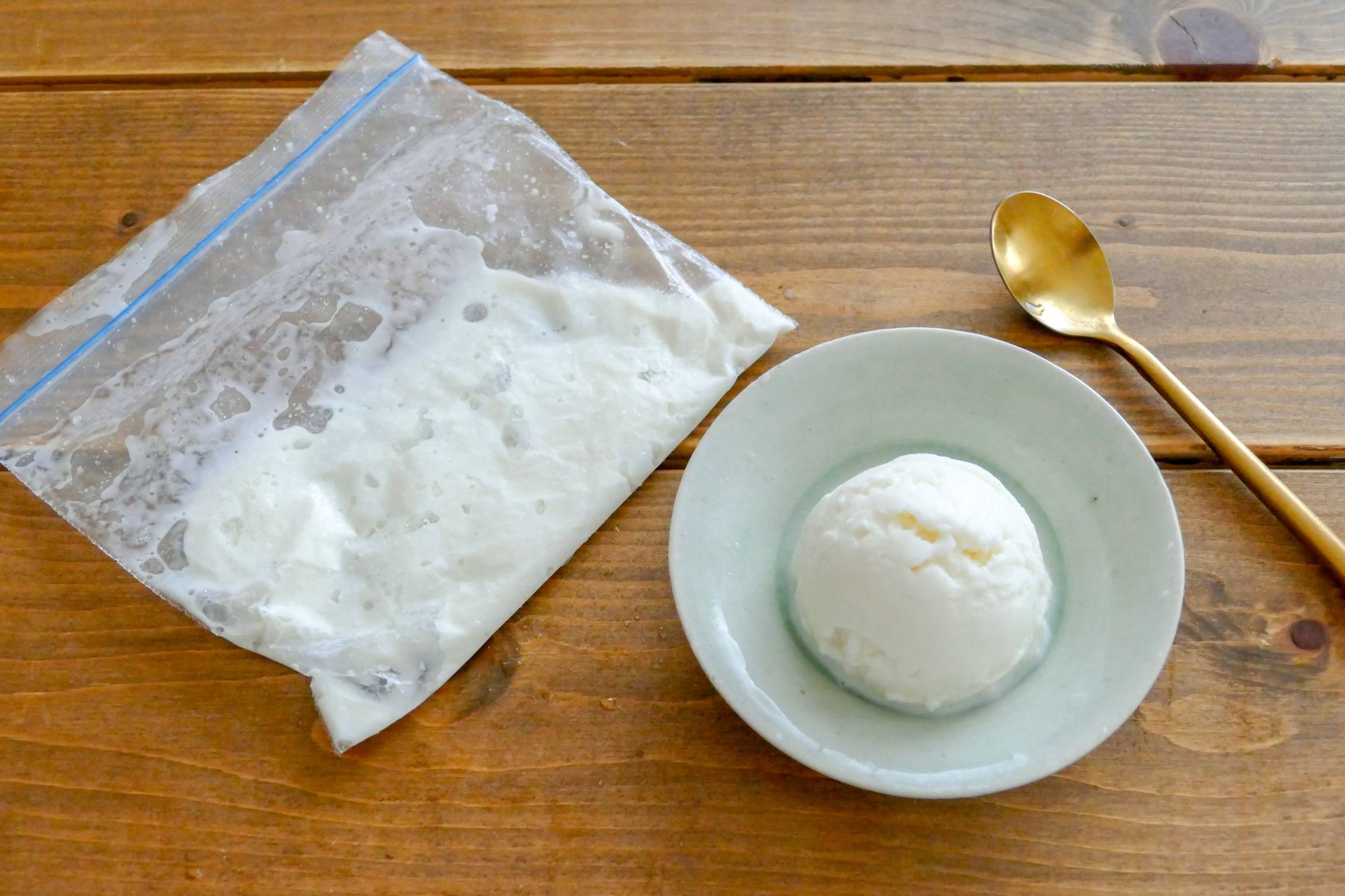 1分で作れるアイスとは？裏技に「驚いた！」「こんな作り方がある