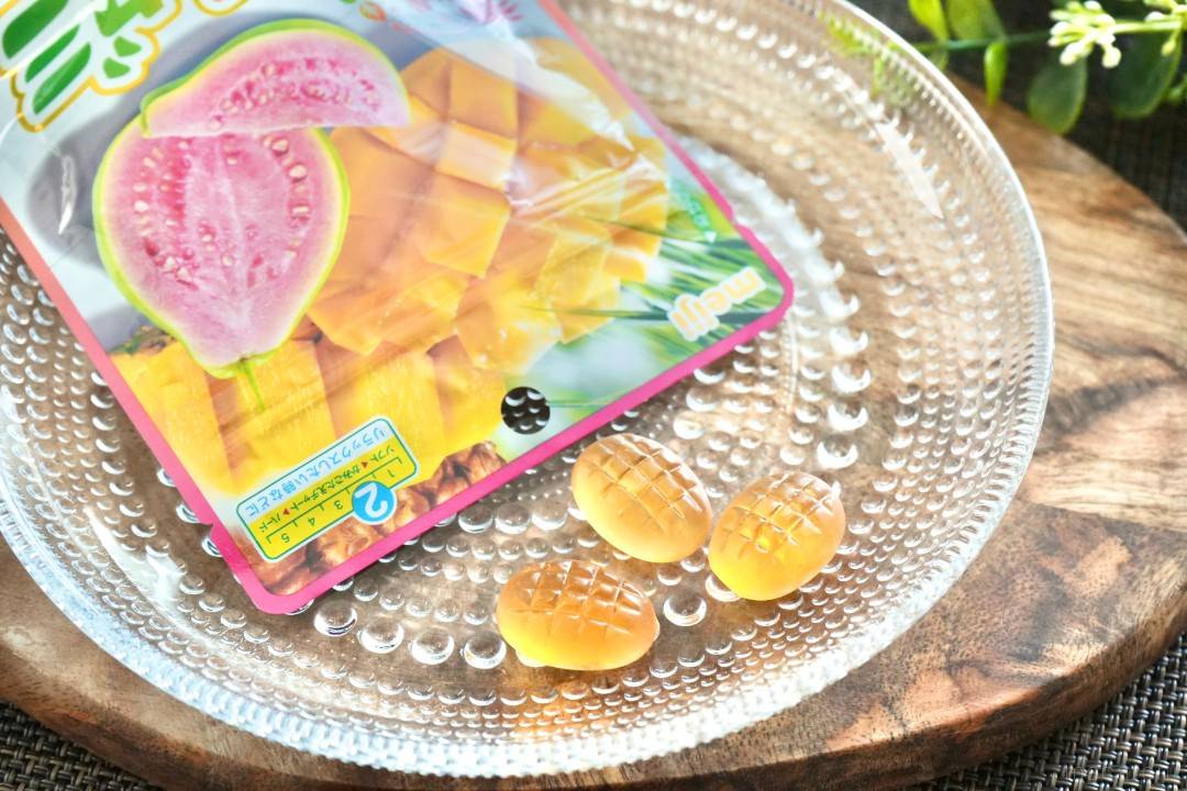 数量限定なのが泣ける。「果汁グミ 南国フルーツミックス」が