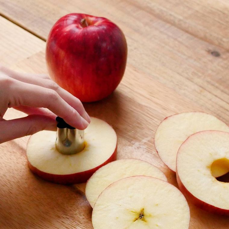 りんごの輪切り
