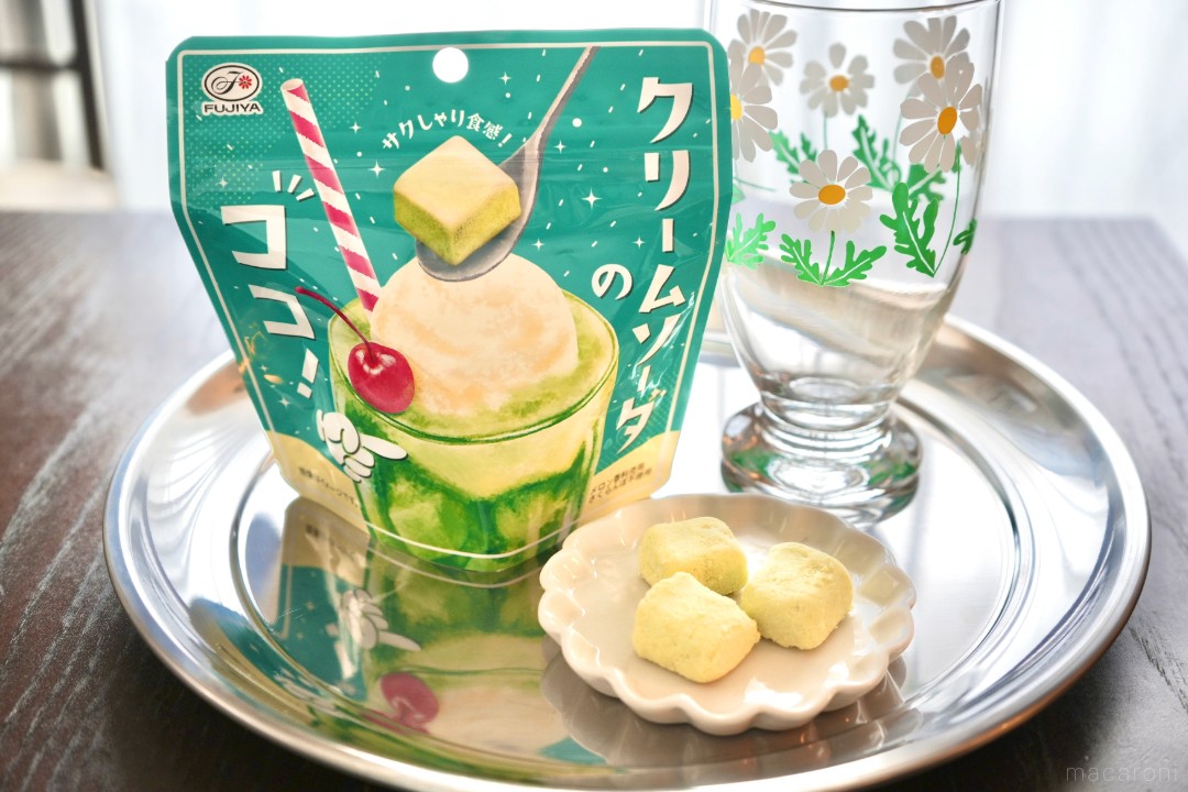 クリームソーダのココ」を絶妙に再現したお菓子。不二家のアイデアに  