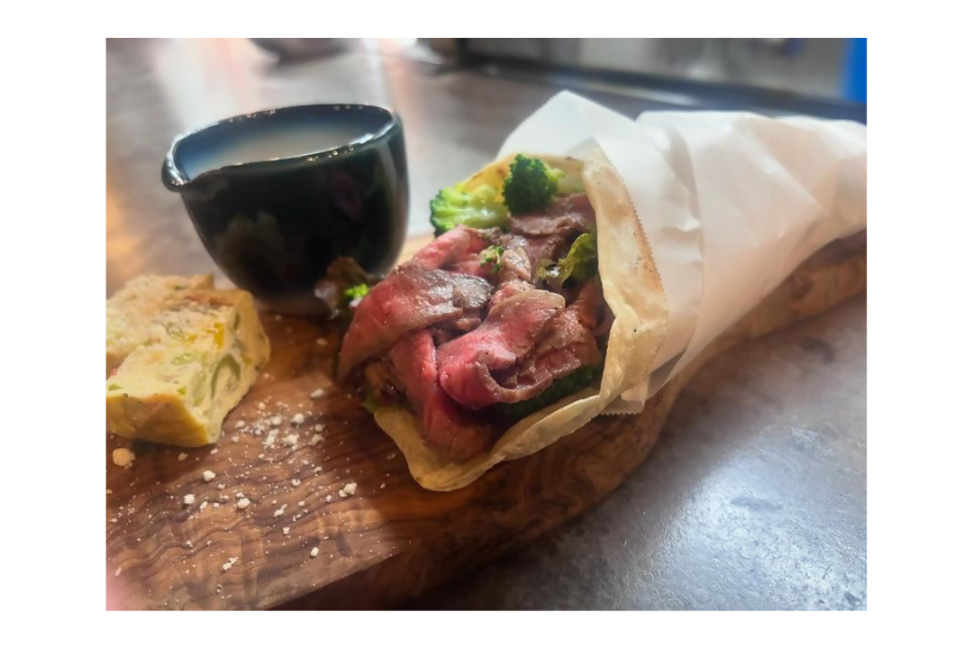 ローストビーフのトルティーヤ