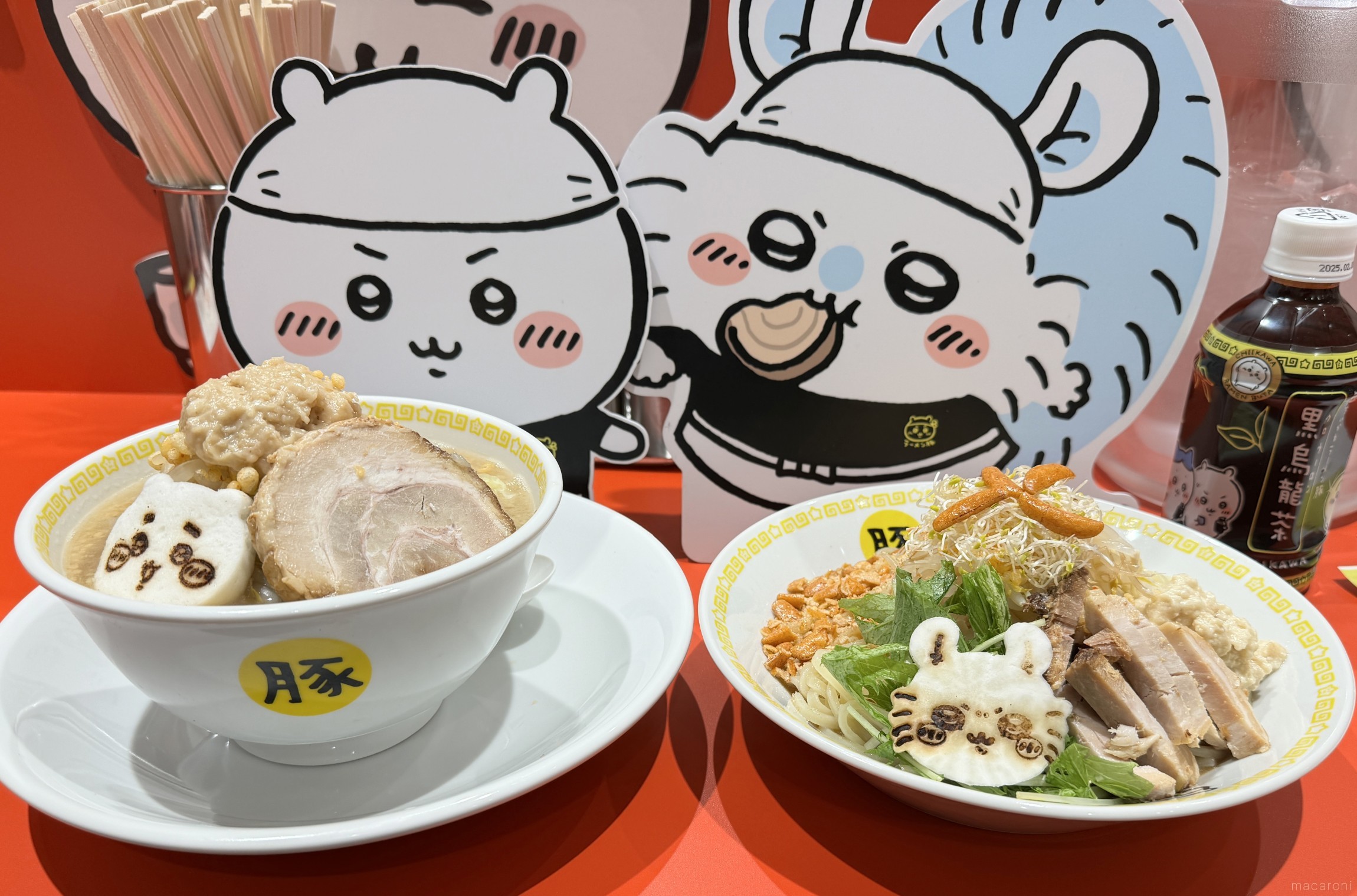 ちいかわラーメン豚 どんぶり 冷やし中華 2枚セット ちいかわラーメン