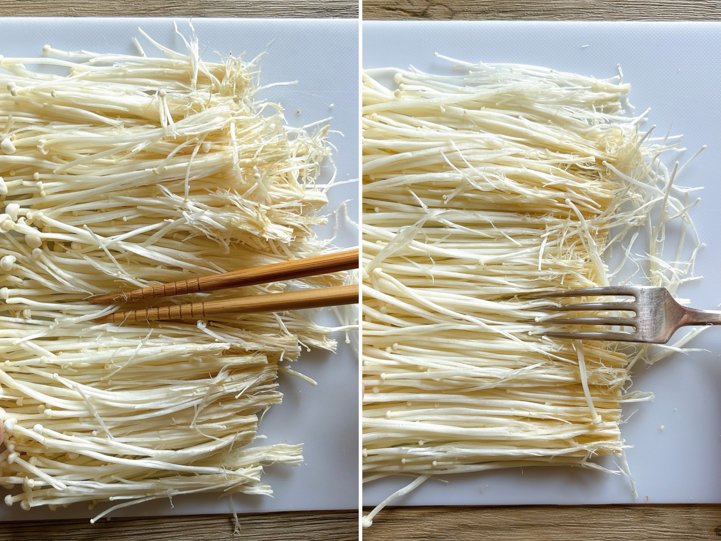 えのきの簡単なほぐし方は？野菜ソムリエが菜箸とフォークを比較