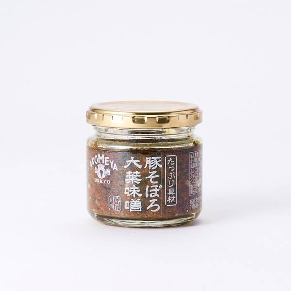 AKOMEYA TOKYO  たっぷり具材 豚そぼろ大葉味噌のパッケージ