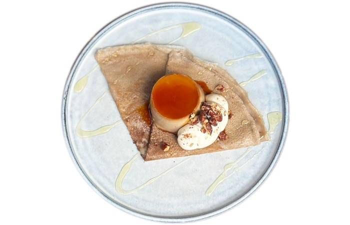 cafe anthrop.スパイスチャイプリンクレープ