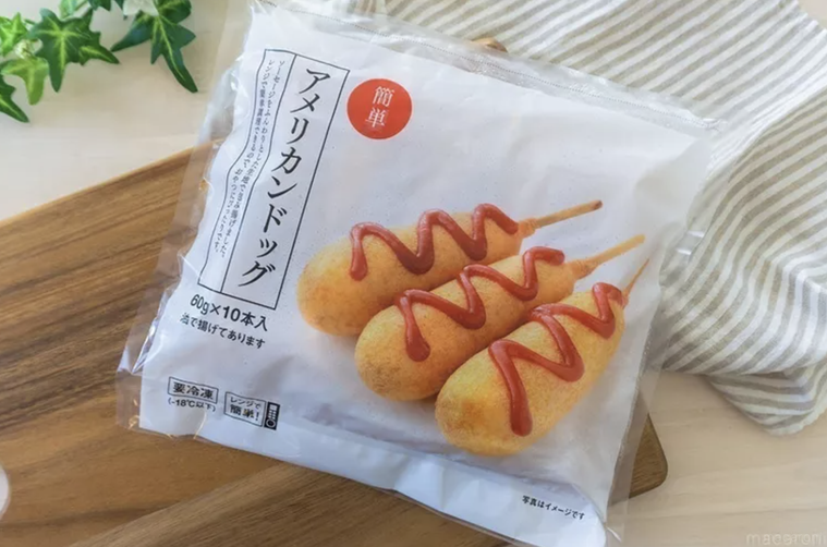 1本あたり約40円の冷凍アメリカンドッグ