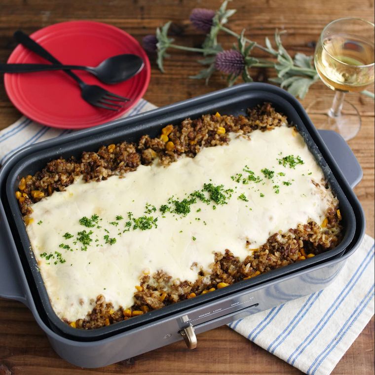 ホットプレートに入ったカレードリア