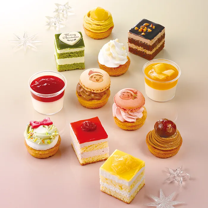 不二家 クリスマス プチケーキアソートのイメージ