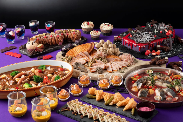 ホテル日航関西空港のハロウィンナイト The Brasserieのメニュー例