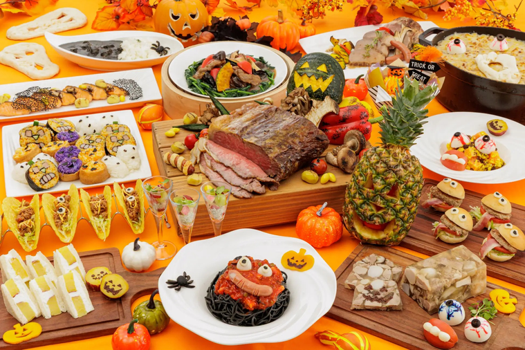 アーカラのハロウィーンブッフェのメニュー例