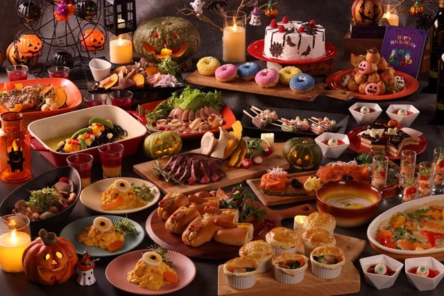 ホテル近鉄ユニバーサル・シティのHAPPY HALLOWEEN PARTYのメニュー例