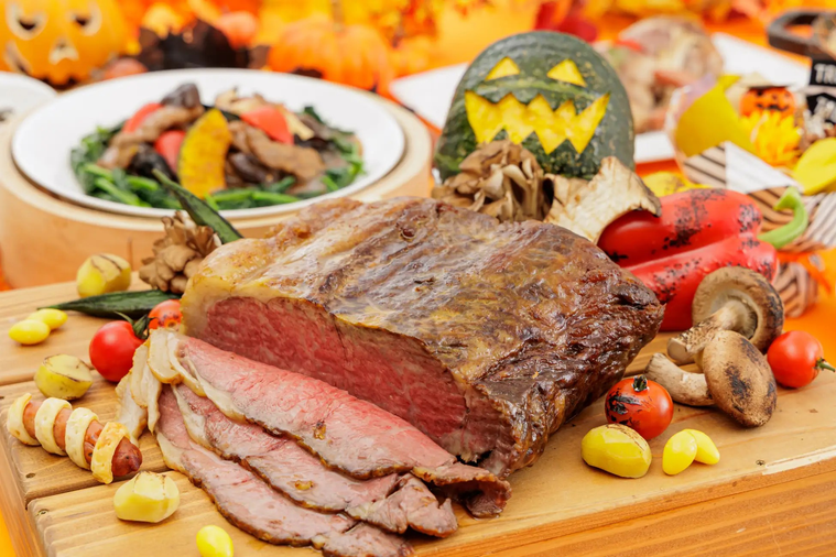 アーカラのハロウィーンブッフェのメニュー例