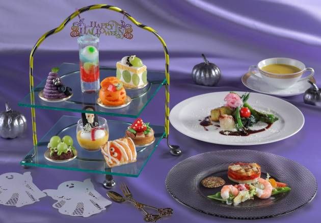 ハロウィーン アフタヌーンティー スイーツ付ディナーのイメージ