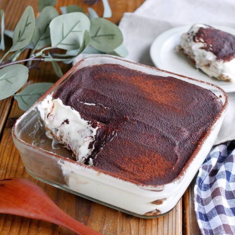 ウエハースで作った本格ティラミス