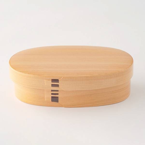 小判型の曲げわっぱのお弁当箱