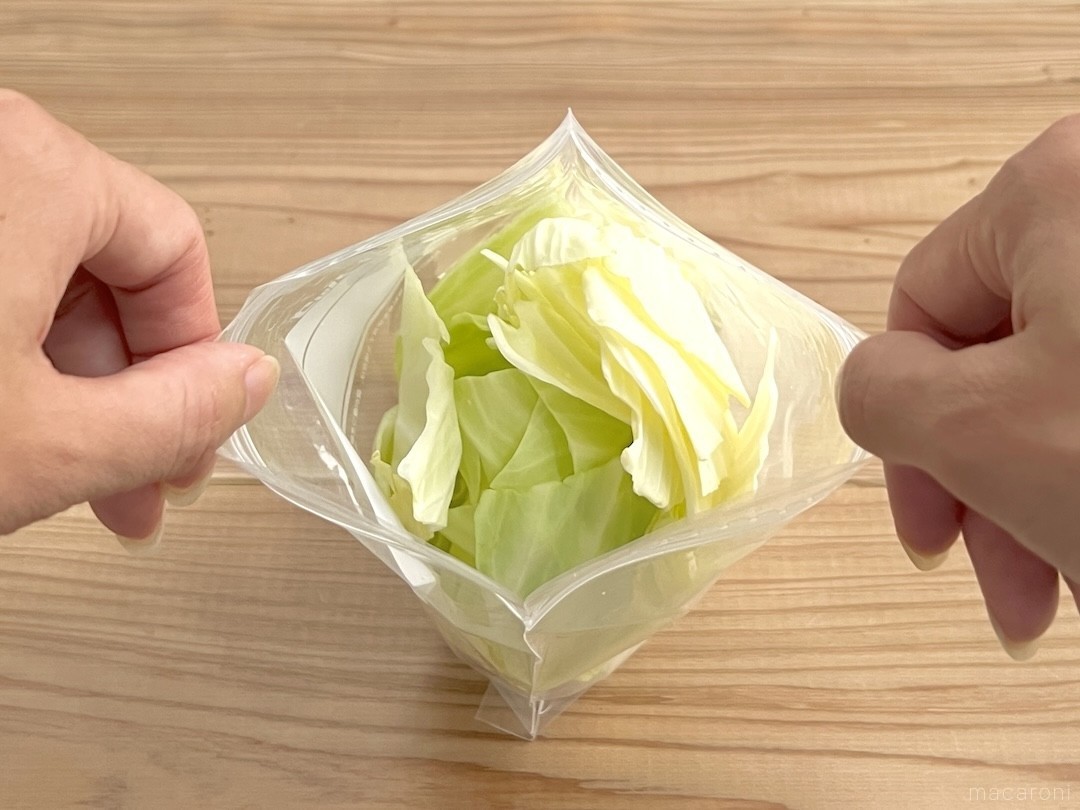 袋も開けてない新品です チャックがなかなか開かない。困ったときのコツに「こんなに楽に