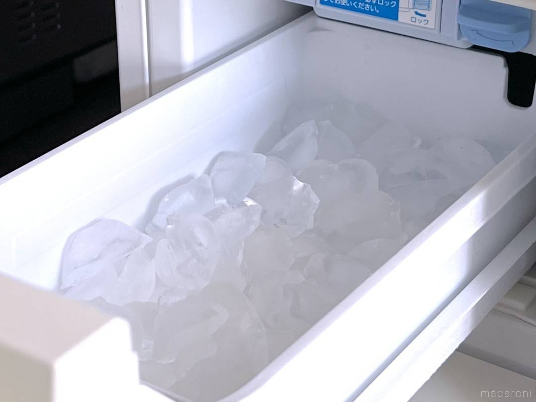 製氷機の氷がくっついてしまう。対処法に「そうだったのか」「原因は
