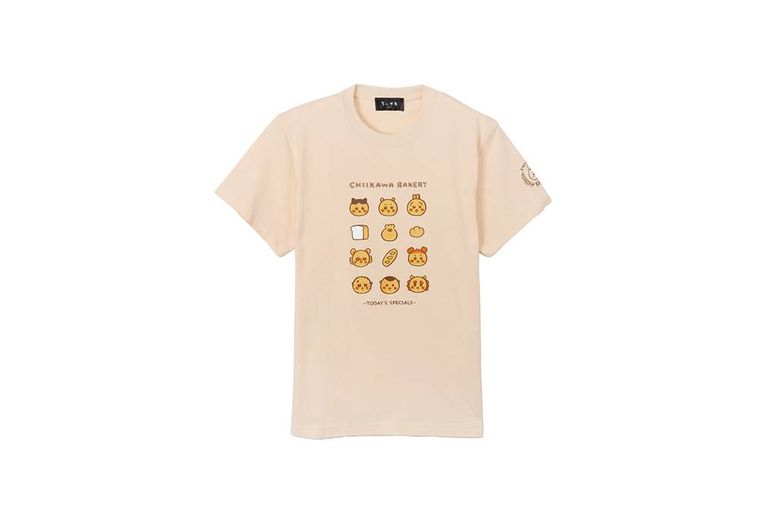 ちいかわベーカリーTシャツ CHIIKAWA BAKERY ナチュラルMLXL